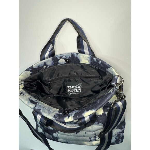 THINK ROYLN DENIM TYE DYE EDITOR BAG new - Picture 5 of 6